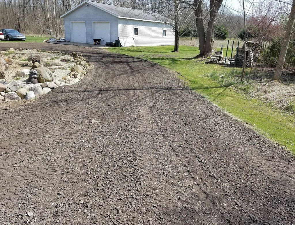 Building A Gravel Driveway Across A Swamp Using Crushed Concrete - R&H ...